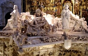 Tomb of King Juan of Castile and wife Isabel