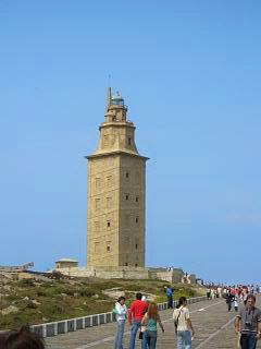 A Coruna lighthouse, the tower of hercules