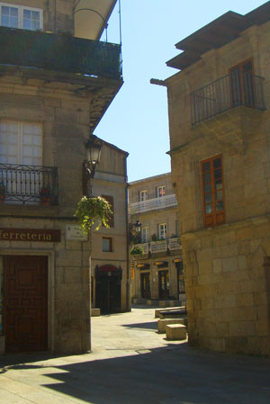 Mor of vigo narrow streeted old quarter